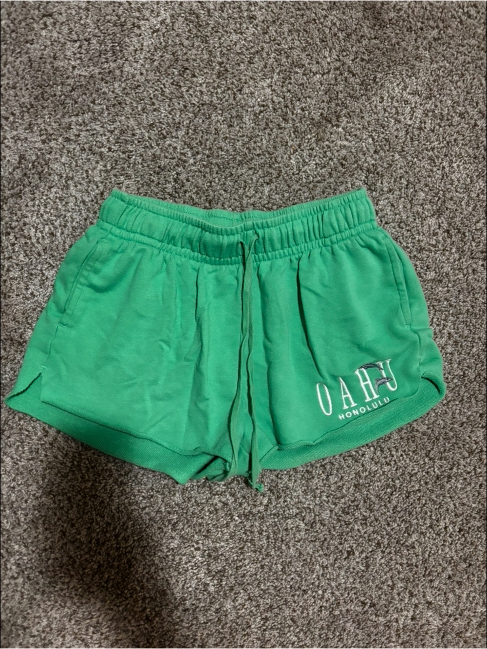 wild fable Green Oahu Graphic Athletic Shorts